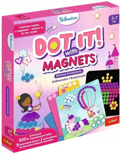 SKILLMATICS 62600 TREFL Do it! With Magnets Jednorożce i Księżniczki