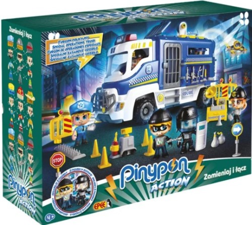 EPEE EP16060 PINYPON Action Furgon policyjny Akcesoria + 2 figurki
