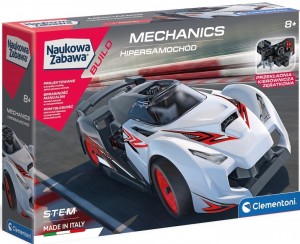 CLEMENTONI 50683 NAUKOWA ZABAWA Laboratorium Mechaniki Hipersamochód