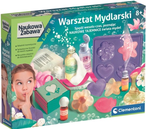 Clementoni 50888 NAUKOWA ZABAWA Warsztat mydlarski 2.0