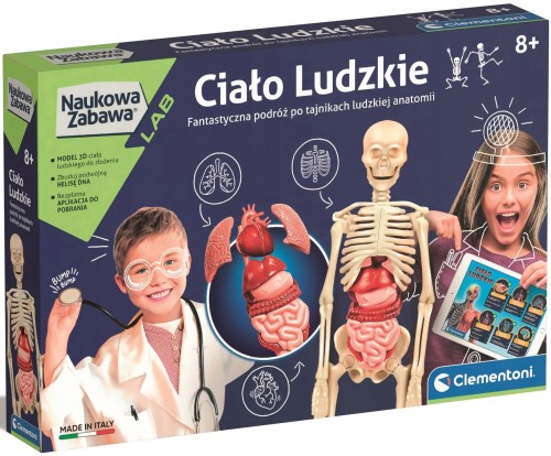 Clementoni 60249 NAUKOWA ZABAWA Ciało ludzkie