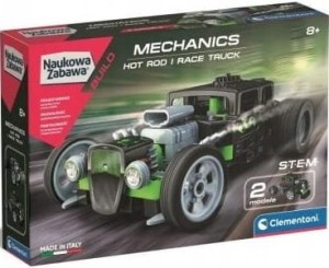 Clementoni 50792 NAUKOWA ZABAWA Hot Rod i Race Truck
