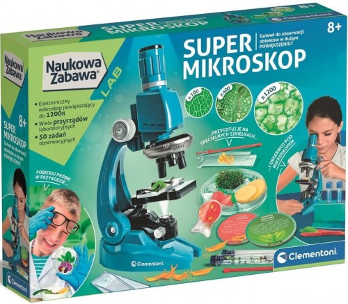 Clementoni 50755 "Naukowa Zabawa" Super Mikroskop