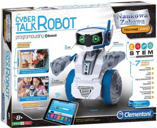 Clementoni 50122 Naukowa Zabawa Cyber Talk Robot programowalny