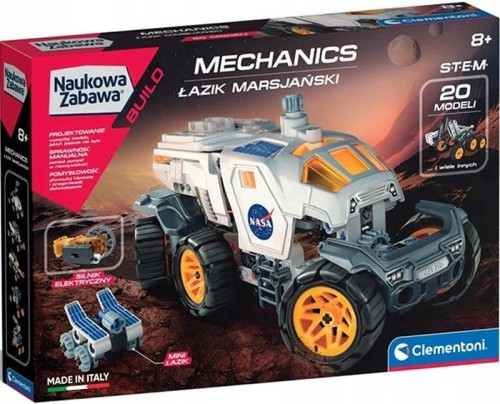 Clementoni 50729 Naukowa Zabawa Mechanics Łazik Marsjański