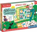 Clementoni 50781 UCZĘ SIĘ BAWIĄC Mówiące pióro 500 pytań zwierzęta