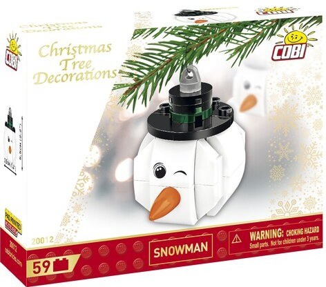 COBI 20012 Ozdoby choinkowe - Bałwan