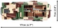 COBI 2283 Sd.Kfz. 251/9 Stummel Transporter Opancerzony