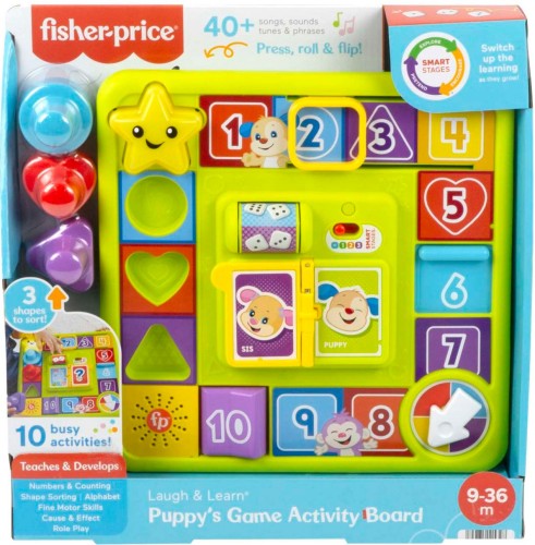 MATTEL HRB72 Fisher Price „Ucz się i śmiej!" Pierwsza Gra 123 Zabawka Edukacyjna PL