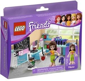 LEGO 3933 Friends Laboratorium Oliwii wiek: 5-12 lat.