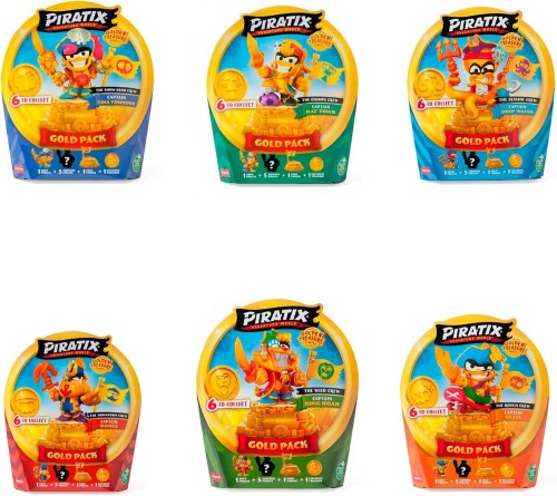 MAGICBOX Figurki PIRATIX Golden Treasure Gold Pack