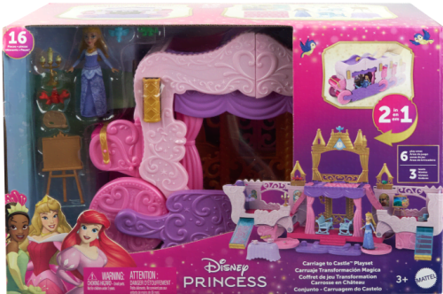 Disney Princess HWX17 Karoca-Zamek 2w1