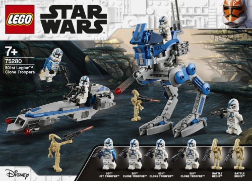 LEGO ® 75280 STAR WARS Żołnierze-klony z 501. legionu™