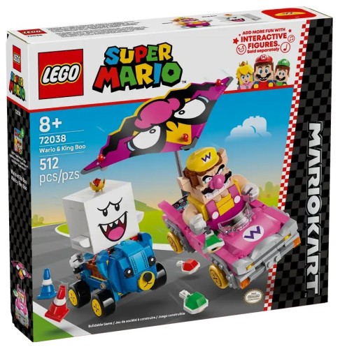 LEGO Super Mario 72038 Mario Kart — Wario i King Boo