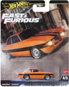 Hot Wheels HNW46 JBM04 F&F Alfa Romeo Giulia Sprin