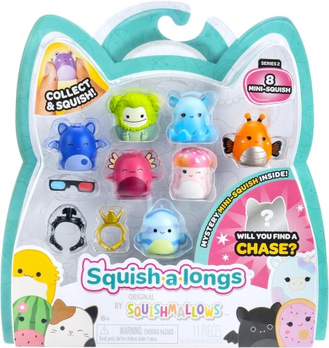 Squishmallows SQAL0025 Squish A Longs Zestaw 8 figurek Seria 2