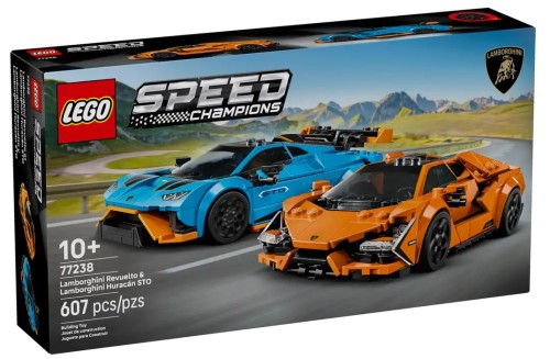 LEGO Speed Champions 77238 Lamborghini Revuelto i Huracán STO