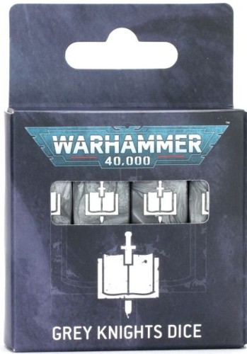 Warhammer 40000 57-15 GREY KNIGHTS DICE zestaw kości