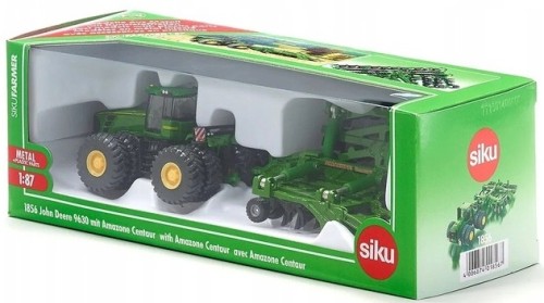 SIKU S1856 Farmer John Deere 9630 z agregatem uprawowym