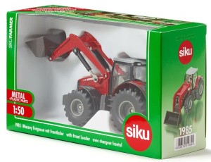 SIKU S1985 Farmer Massey Ferguson z ładowarką
