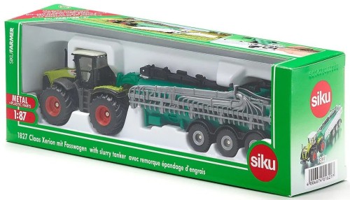 SIKU S1827 Farmer Traktor Class Xerion z cysterną
