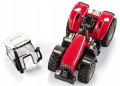 SIKU S1844 Farmer Massey Ferguson z przyczepą