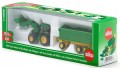 SIKU S1843 Farmer John Deere z przyczepą i ładowarką