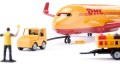 SIKU S1702 WORLD Samolot transportowy DHL