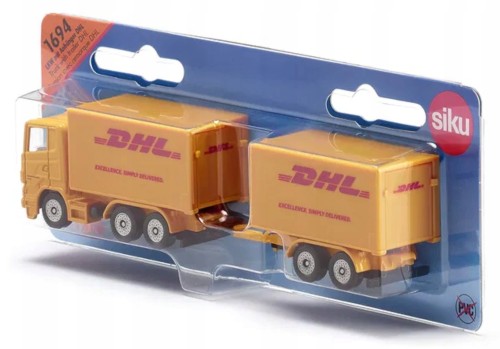 SIKU S1694 16" Ciężarówka z przyczepą DHL