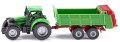 SIKU S1673 16" Traktor z przyczepą