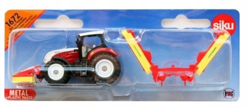 SIKU S1672 16" Traktor Steyr z kosiarką