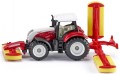 SIKU S1672 16" Traktor Steyr z kosiarką