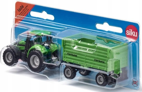 SIKU S1606 Farmer DEUTZ-FAHR z przyczepą