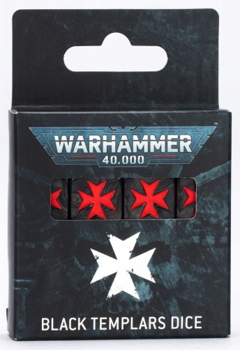 Warhammer 55-51 BLACK TEMPLARS DICE