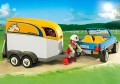 PLAYMOBIL 5223 Samochód z przyczepą dla konia