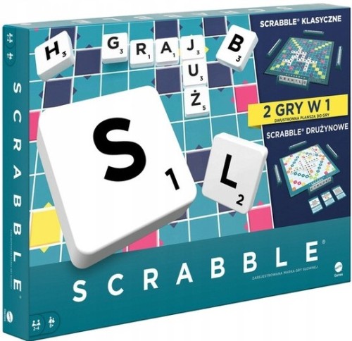MATTEL HXM53 Gra Scrabble Gra 2 w 1