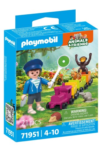 PLAYMOBIL 71951 ANIMALS & FRIENDS Wycieczka Lokomotywą
