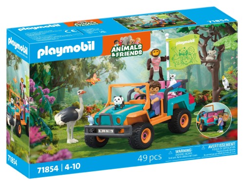PLAYMOBIL 71854 ANIMALS & FRIENDS Kolorowe Auto Terenowe