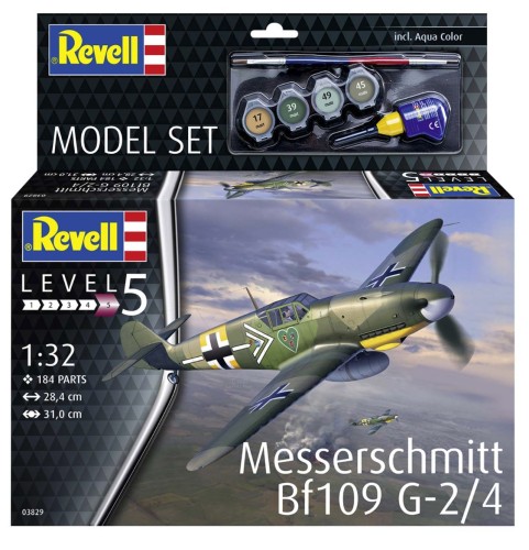 Revell 63829 Messerschmitt Bf109 G-2/4 Model Set