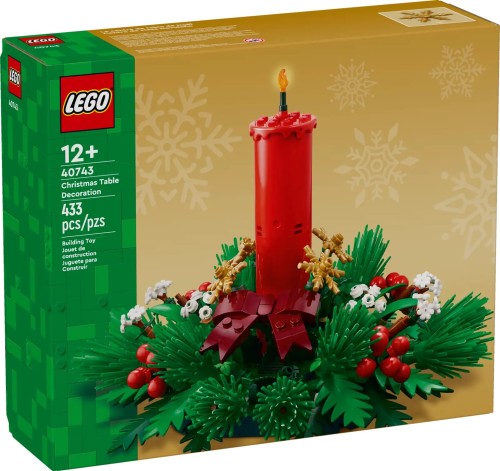 LEGO 40743 ICONS Świąteczna dekoracja stołu