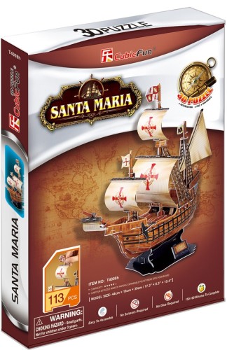CUBIC FUN 40080 Żaglowiec Santa Maria