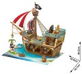 CUBIC FUN 08325 Statek piracki ze skarbem