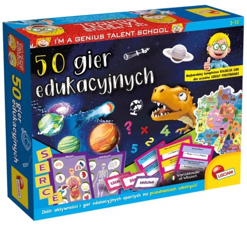 LISCIANI 12913 I'M A GENIUS 50 gier edukacyjnych