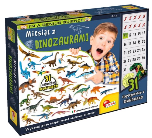 LISCIANI 12975 I'M A GENIUS Miesiąc z dinozaurami