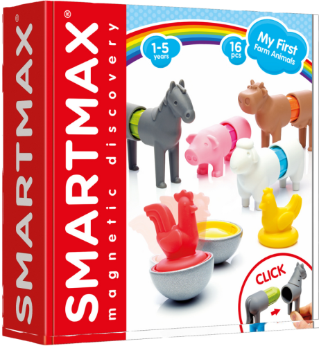 Smart Max SMX221 My First Farm Animals Zabawka magnetyczna 16el