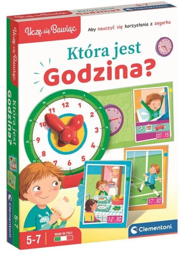 Clementoni 50771 Uczę się Bawiąc - Która jest godzina?