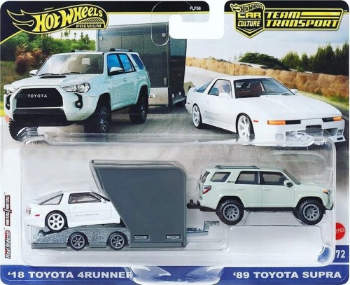 Hot Wheels FLF56 HRV37 TEAM TRANSPORT Toyota 4runner & Supra
