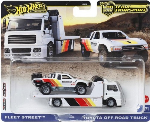 Hot Wheels FLF56 HRV39 TEAM TRANSPORT Fleet Street & Toyota Off-Road Truck