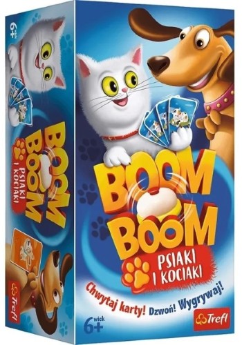 Trefl - Boom Boom Psiaki i kociaki Gra Karciana