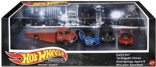 Hot Wheels GMH39 HCR54 Diorama Hyper Cars Zestaw 4 autek